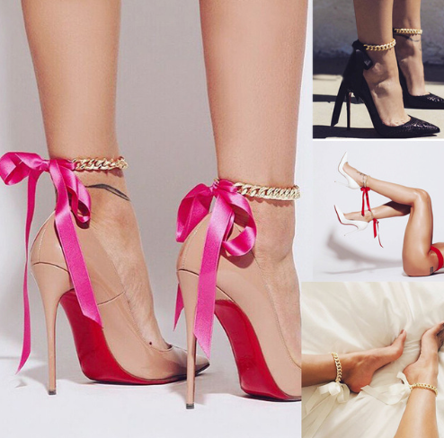 Ribbon Anklet (Pair)