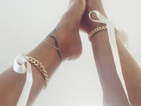 Ribbon anklet shop
