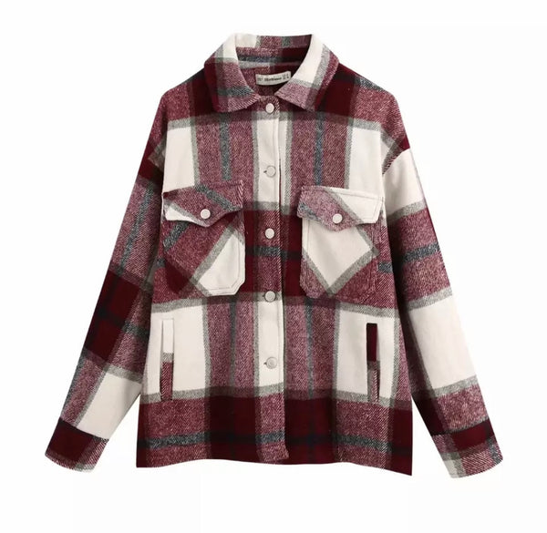Plaid Boyfriend Shacket