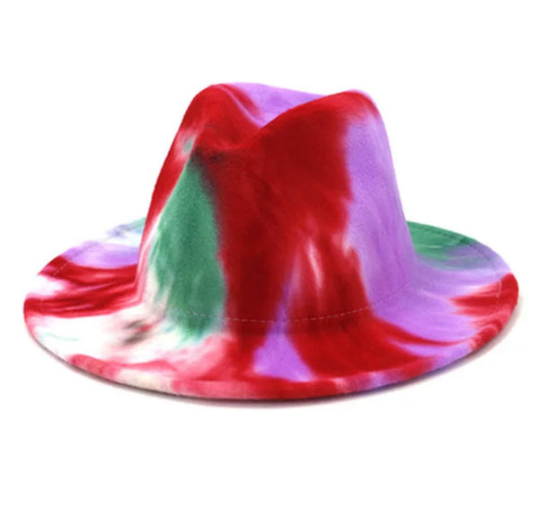 Tie Dye Fedora