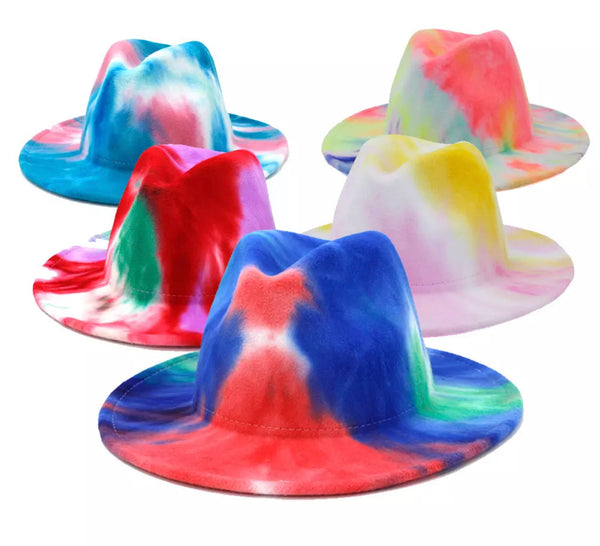 Tie Dye Fedora