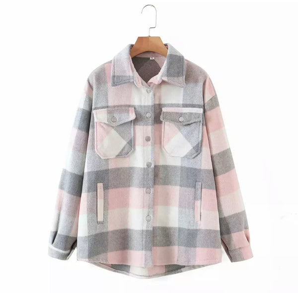 Plaid Boyfriend Shacket
