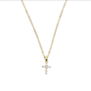 Tiny Cross Necklace