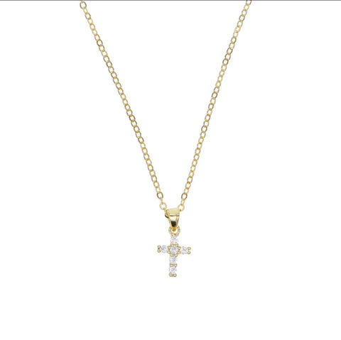 Tiny Cross Necklace