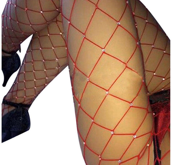 Rhinestone Fishnets