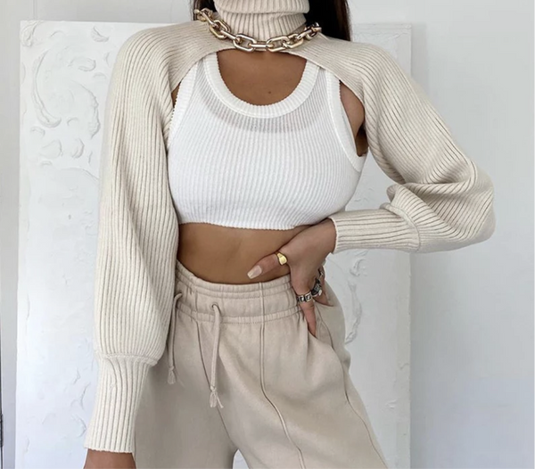 Cold Shoulder Sweater