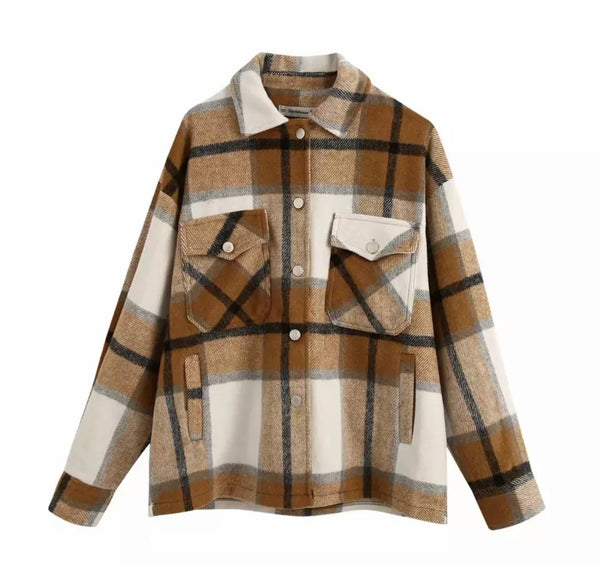 Plaid Boyfriend Shacket