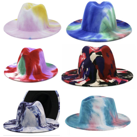 Tie Dye Fedora