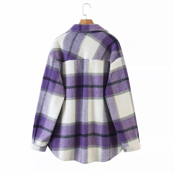 Plaid Boyfriend Shacket