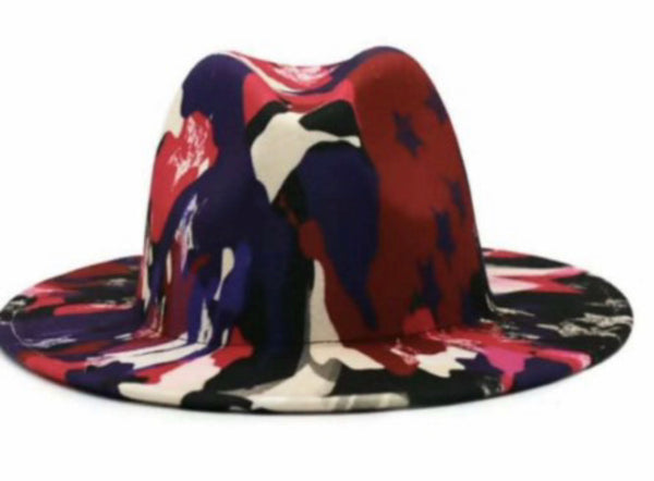 Tie Dye Fedora